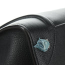 CELINE Luggage Mini Shopper Hand Bag Leather Black Silver Auth yk20526SAM-12