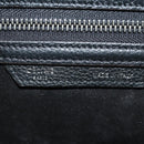 CELINE Luggage Mini Shopper Hand Bag Leather Black Silver Auth yk20526SAM-16