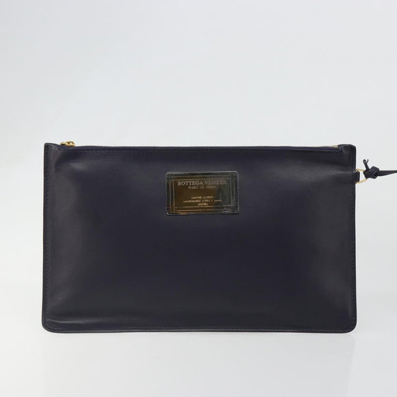 BOTTEGA VENETA INTRECCIATO Cabas PM Hand Bag Leather Purple Gold Auth yk20527SAV