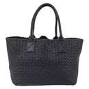 BOTTEGA VENETA INTRECCIATO Cabas PM Hand Bag Leather Purple Gold Auth yk20527SAV-2