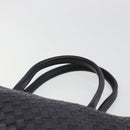 BOTTEGA VENETA INTRECCIATO Cabas PM Hand Bag Leather Purple Gold Auth yk20527SAV-8