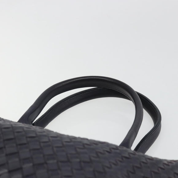 BOTTEGA VENETA INTRECCIATO Cabas PM Hand Bag Leather Purple Gold Auth yk20527SAV