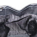PRADA Tote Bag Leather 2way Black Silver Auth yk20528A-19