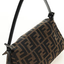 FENDI Zucca Canvas Mamma Baguette Mini Shoulder Bag Black Brown Auth yk20529SAM-6