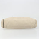 CHANEL Luxury Line Hand Bag Leather Cream Silver CC Auth yk20530SAV-5