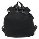 PRADA Backpack Nylon Black Gold Auth yk20532SAV-3