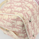 Christian Dior Trotter Canvas Hand Bag PVC Pink Silver Auth yk20537-17