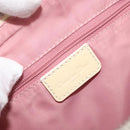 Christian Dior Trotter Canvas Hand Bag PVC Pink Silver Auth yk20537-20