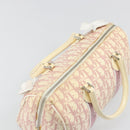 Christian Dior Trotter Canvas Hand Bag PVC Pink Silver Auth yk20537-6