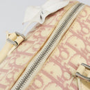 Christian Dior Trotter Canvas Hand Bag PVC Pink Silver Auth yk20537-7