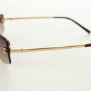 CHANEL Sunglasses Metal Gold CC Auth yk20538M-16