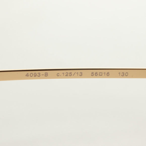 CHANEL Sunglasses Metal Gold CC Auth yk20538M