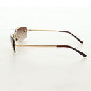 CHANEL Sunglasses Metal Gold CC Auth yk20538M-3