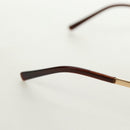 CHANEL Sunglasses Metal Gold CC Auth yk20538M-14