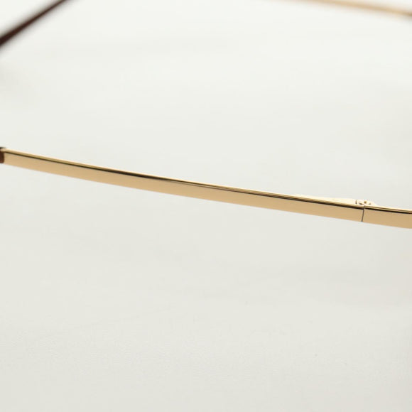 CHANEL Sunglasses Metal Gold CC Auth yk20538M
