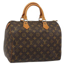 LOUIS VUITTON Monogram Speedy 30 Hand Bag M41526 LV Auth yk20541A-1