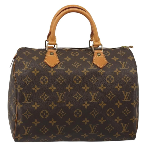 LOUIS VUITTON Monogram Speedy 30 Hand Bag M41526 LV Auth yk20541A