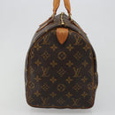LOUIS VUITTON Monogram Speedy 30 Hand Bag M41526 LV Auth yk20541A-3