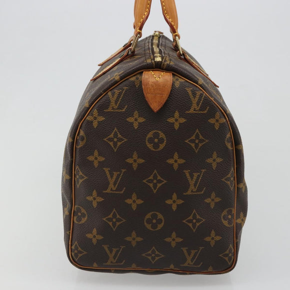 LOUIS VUITTON Monogram Speedy 30 Hand Bag M41526 LV Auth yk20541A