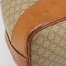 CELINE Macadam Canvas Shoulder Bag PVC Beige Gold Auth yk20544A-11