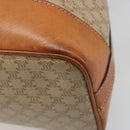 CELINE Macadam Canvas Shoulder Bag PVC Beige Gold Auth yk20544A-12