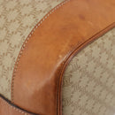 CELINE Macadam Canvas Shoulder Bag PVC Beige Gold Auth yk20544A-13