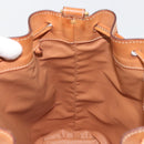 CELINE Macadam Canvas Shoulder Bag PVC Beige Gold Auth yk20544A-18