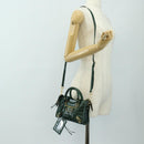 BALENCIAGA Classic Nano City Bag Embossed leather 2way 505982 Auth yk20546SAM-27