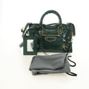 BALENCIAGA Classic Nano City Bag Embossed leather 2way 505982 Auth yk20546SAM-12