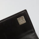 FENDI Zucca Canvas Wallet Black Brown Auth yk20547A-18