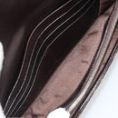 FENDI Zucca Canvas Wallet Black Brown Auth yk20547A-20