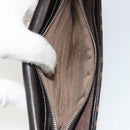 FENDI Zucca Canvas Wallet Black Brown Auth yk20547A-11