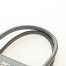 PRADA Hand Bag Safiano Leather 2way Gray Silver Auth yk20551SAM-10