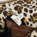Stella MacCartney Falabella Chain Leopard Pattern Bag Canvas Brown Auth yk20554A-12