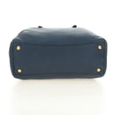 Miu Miu Shoulder Bag Leather Navy Gold Auth yk20559SAM-12