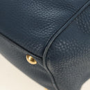 Miu Miu Shoulder Bag Leather Navy Gold Auth yk20559SAM-14