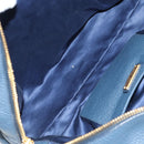 Miu Miu Shoulder Bag Leather Navy Gold Auth yk20559SAM-20