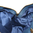 Miu Miu Shoulder Bag Leather Navy Gold Auth yk20559SAM-22