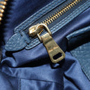 Miu Miu Shoulder Bag Leather Navy Gold Auth yk20559SAM-24