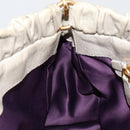 Miu Miu Hand Bag Leather 2way Gray Gold Auth yk20560A-25