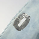 Miu Miu Matelasse Bijoux Chain Shoulder Bag Leather Blue Silver Auth yk20565A-21