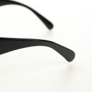 CHANEL Sunglasses Plastic Black Gold CC Auth yk20566M-12