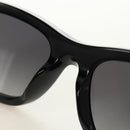CHANEL Sunglasses Plastic Black Gold CC Auth yk20566M-17