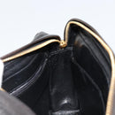 CHANEL Chain Shoulder Bag Lamb Skin Black Gold Matelasse CC Auth yk20568SAV-20