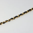 CHANEL Chain Shoulder Bag Lamb Skin Black Gold Matelasse CC Auth yk20568SAV-8