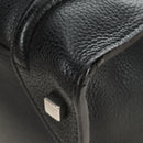 CELINE Luggage Mini Shopper Hand Bag Leather Black Silver Auth yk20573SAM-14