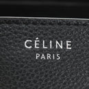 CELINE Luggage Mini Shopper Hand Bag Leather Black Silver Auth yk20573SAM-15
