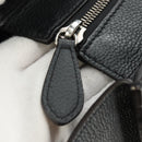 CELINE Luggage Mini Shopper Hand Bag Leather Black Silver Auth yk20573SAM-16