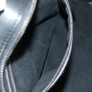 CELINE Luggage Mini Shopper Hand Bag Leather Black Silver Auth yk20573SAM-24