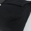 FENDI Mamma Baguette Shoulder Bag Cotton Jersey Black Silver Auth yk20575-10